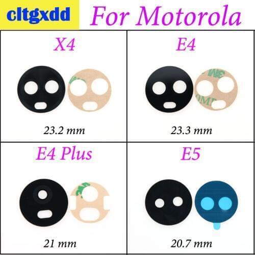 Cltgxdd Rear Back Camera Glass Lens Protection Cover With Sticker For Motorola Moto X4 E4 E4 Plus E5 Camera Glass Lens