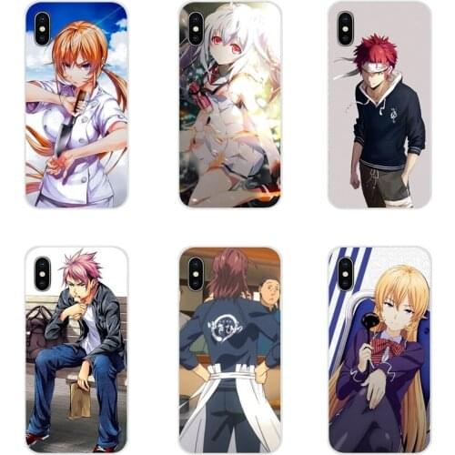 For Huawei G7 G8 P7 P8 P9 P10 P20 P30 Lite Mini Pro P Smart Plus 2017 2018 2019 food wars shokugeki no soma Phone Case Protector