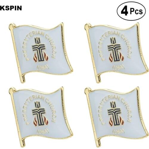 Presbyterian Brooches Lapel Pin Flag badge Brooch Pins Badges 4pcs