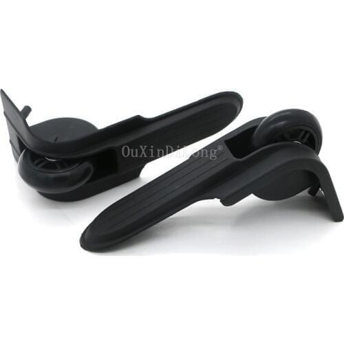 1Pair Replacement Luggage Directional Rotation Spinner Wheel Repair Trolley Suitcase Wheels For Any Bag Luggage JF1740