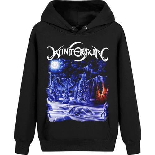 2 designs Finnish Band Wintersun pollover Sweatshirt Rock Rocker Nice Soft Warm heavy folk metal hoodies sudadera Punk fleece