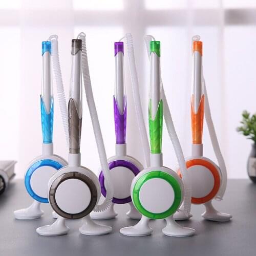 MRGBEST 20PCS Desk Pen Office Ball-point Counter Desktop Can Be Pasted Fixed with Rope Bar Bank Blue Signature So For