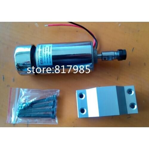 Free shipping for Sale 52mm cnc spindle 300w ER11 chuck DC 12-48v 300W Spindle motor cnc for Engraving Machine + clamp EN115