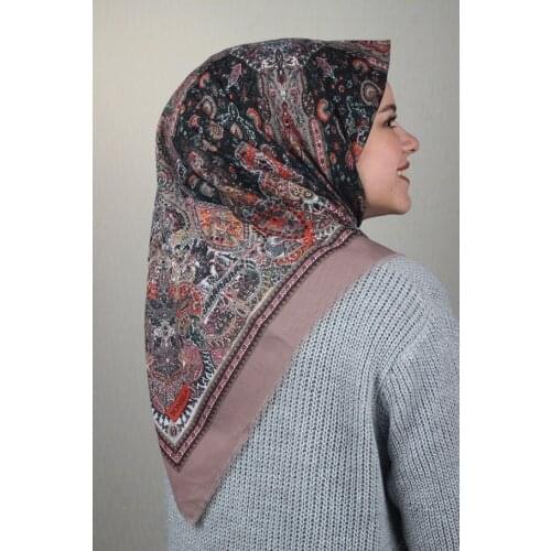 BONJELA PATTERNED COTON SCARF-DESEN-51-RENK-17