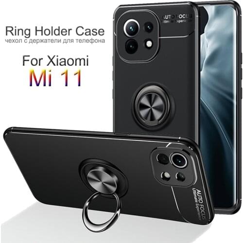 Case For Xiaomi Mi 11 Phone Holder Cover For Mi 11 Pro Case Soft Silicone Shockproof Case For Xiaomi Mi11 Mi 11 11Pro 11i Case
