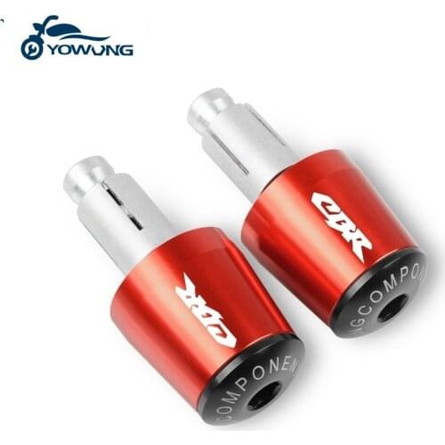 For Honda HRC CBR CBR1000RR CBR650F CBR600RR CBR500R CBR300R CBR250R Motorcycle Handlebar Grips Handle Bar Cap End Plugs