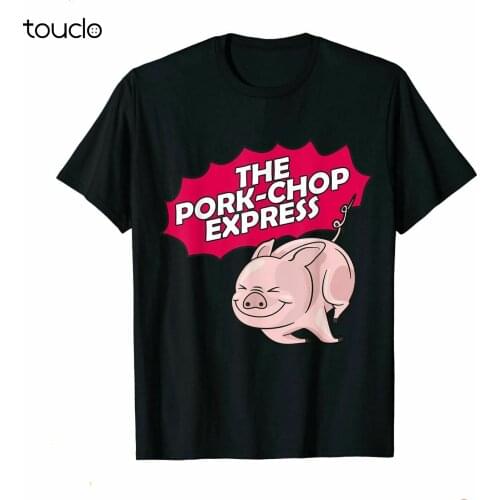 The Pork Chop Express Tshirt Pig Tee T-Shirt Dress
