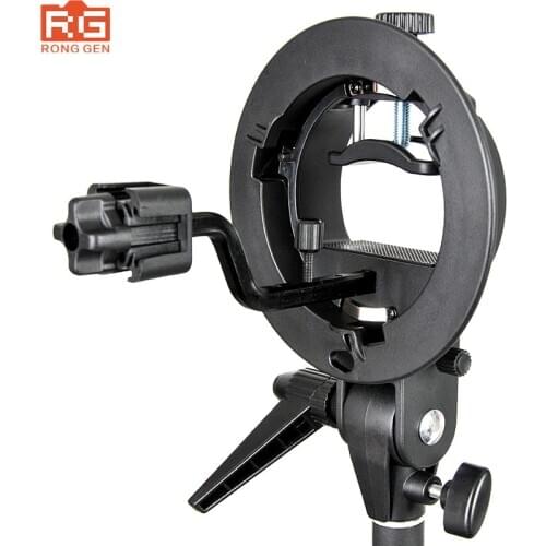 Godox S-type Bowens Bracket + S-FA Universal Aluminium Alloy Flash Speedlite Holder Adapter Hot Shoe Mount Adapter For flash