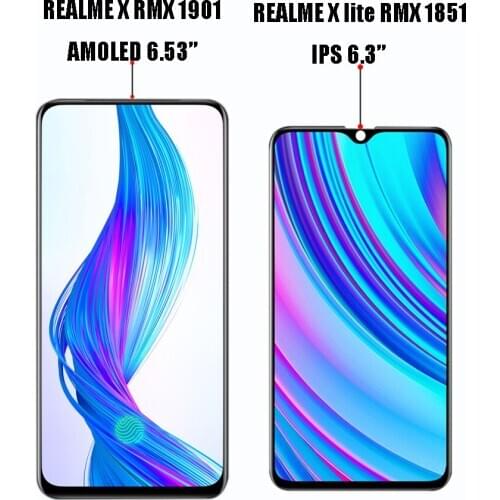 Original LCD Display For REALME X/ REALME X lite / X Youth Edition RMX1851 / RMX1901Touch Screen Digitizer Full Assembly