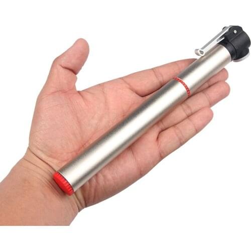 Portable aluminum tube bicycle pump Soccer Bike Inflator Mountain bike inflator can fix the bottle cage