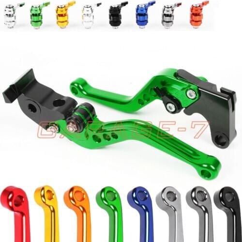 Clutch Brake Levers For Kawasaki ZX10 R RR KRT ZX10RR ZX10KRT ZX10R 2016-2019 2017 CNC Motorcycle Short Or Long Lever 10 Colors