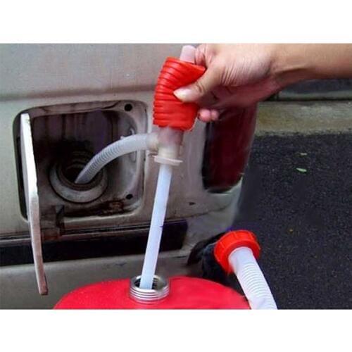 SPEEDWOW Universal Manual Hand Siphon Syphon Oil Water Petrol Crude Oil Engine Fuel Liquid Transfer Pump Pipe