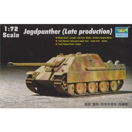 Trumpeter 07272 1/72 German Jagdpanther Tank Destroyer Late Armored Car Model TH07164-SMT2