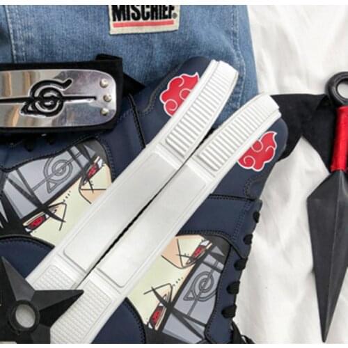 Unisex Fashion Shoes Anime Casual Shoes Men Hip Hop Shoes Fashion Clunky Sneakers For Men Vulcanize Shoes Sasuke Kakashi cosplay