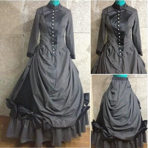 On sale D-103 Victorian Gothic/Civil War Southern Belle Ball Gown Dress Halloween dresses Sz US 6-26 XS-6XL