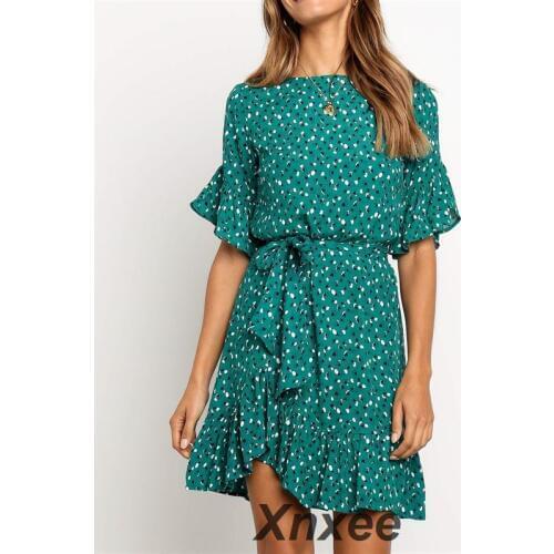 Цветочные летние платья Xnxee China At AliExpress