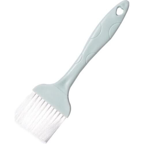 1pc Solid Color Basting Brush Heat-Resistant Soft Nylon Baking Oil Brush Grilling Brush BBQ Tools Accessories Kitchen Tools