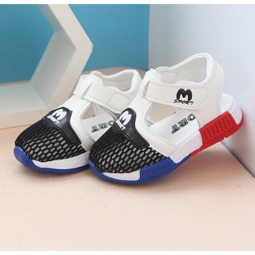 2021 Children Shoes summer sandals for girl Boys kids Beach Shoes Baby Toddler Anti-kick Childrens Sandals for 1 2 3 years