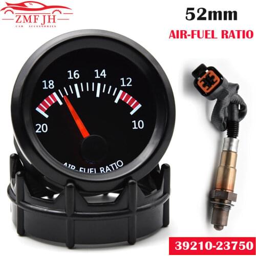 52mm Digital Display Air Fuel Ratio Gauge with O2 Lambda Oxygen Sensor Car Gauge Fit For 12V Car 39210-23750 Racing Gauge