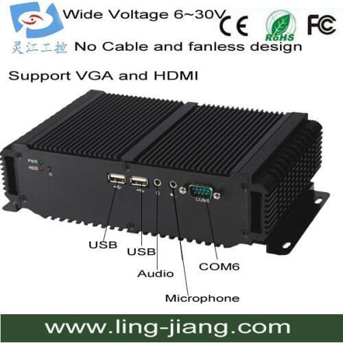 Fanless Industrial Computer With Intel CPU(LBOX-2550)