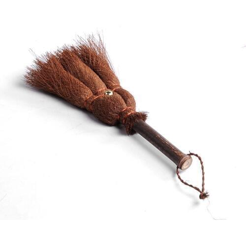 Natural Palm Tea Brush Chinese Kungfu Teapot Tray Cleaning Tool Service Pen Tea Ceremony Tools Accessories Home Decration