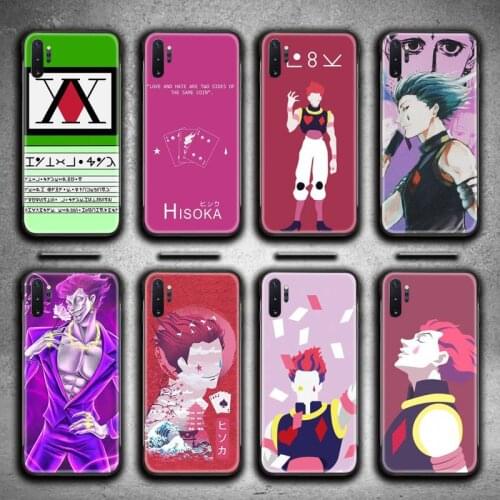 Hisoka Hunter Anime Phone Case For Samsung Galaxy Note20 ultra 7 8 9 10 Plus lite M51 M21 J8 Plus 2018 Prime