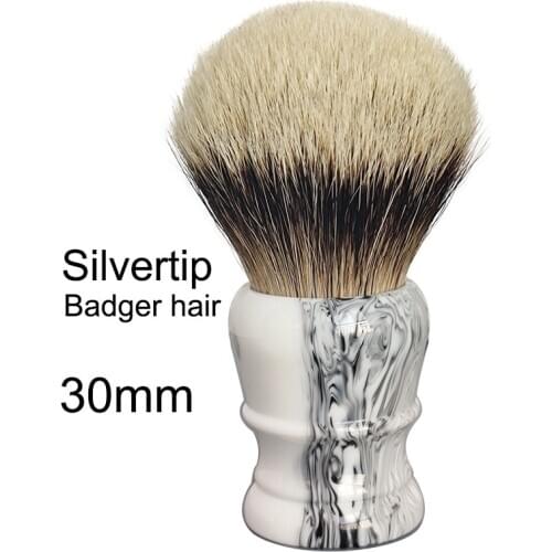 Dscosmetic 30MM dense silvertip badger hair shaving brush
