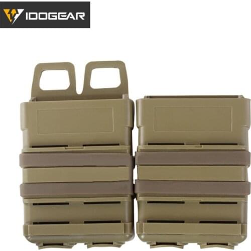 IDOGEAR Tactical Fastmag MOLLE Mag Carrier 5.56 Rifle Magazine Pouch Holder Set Hunting 3535