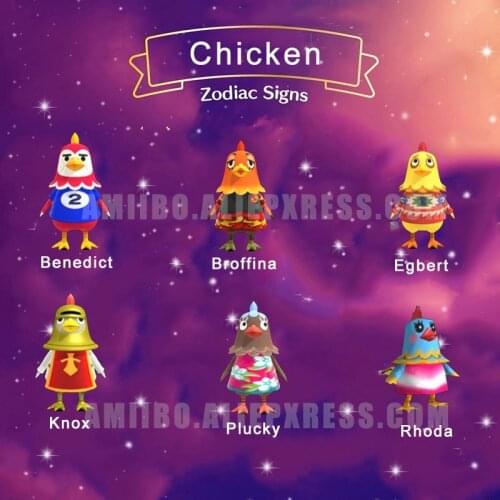 Chicken Species Animal NFC Printed Card NTAG215 Printing Cards for Games