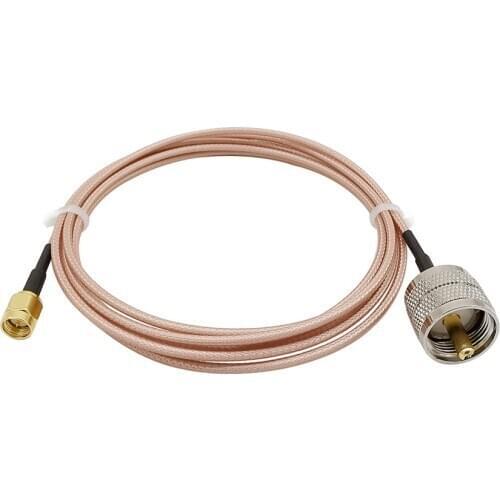 SMA Male Plug to UHF Male PL-259 PL259 Plug RF Coaxial Coax RG316 Cable Jumper Pigtail Crimp Adapter RG-316 Extension Cord 10cm