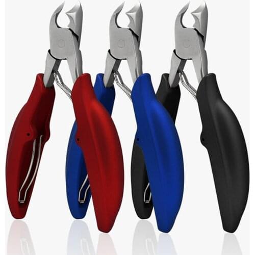 Stainless steel nail clippers trimmer Ingrown pedicure care professional Cutter nipper tools for feet toenail paronychia improve