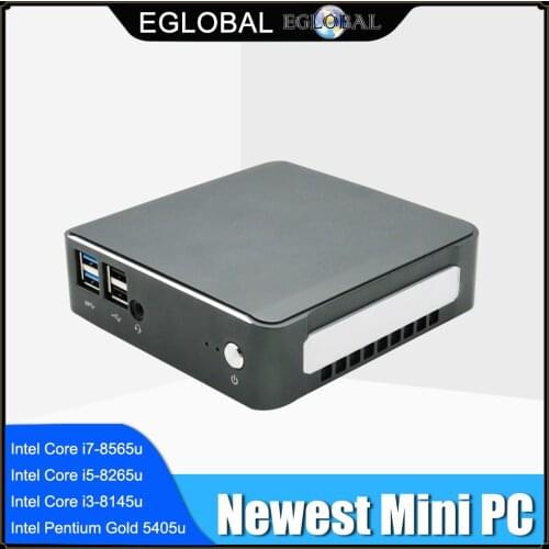 10th gen Intel Mini Computer Core i7 10510U Comet Lake Quad Core UHD Graphics Desktop PC Windows 10 Pro HDMI2.0 DP1.2 4K AC WiFi
