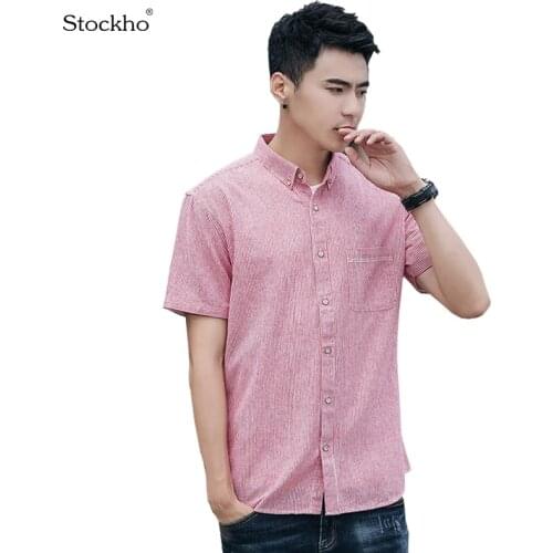 Mens Short-Sleeved Shirt 2021 Summer Pure Cotton T-Shirt Fashion Mens Casual Tops Pure Cotton Short-Sleeved Jacket 18-45Y
