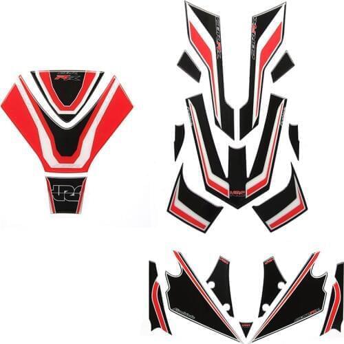 New Motorcycle HRC Front Rear Fairing Engine Vehicle sticker 3D Edge Gel Protection Tank Paint pad For CBR1000RR sp 2017-2019