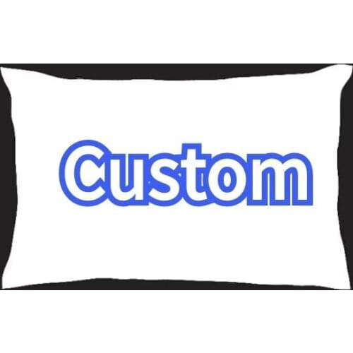 Custom Logo Pillowcase 3D Print Pillow Cover DIY PIllowcase for Home Gift Pillow Sham No Filling Dropshipping 50x75cm 65x65cm