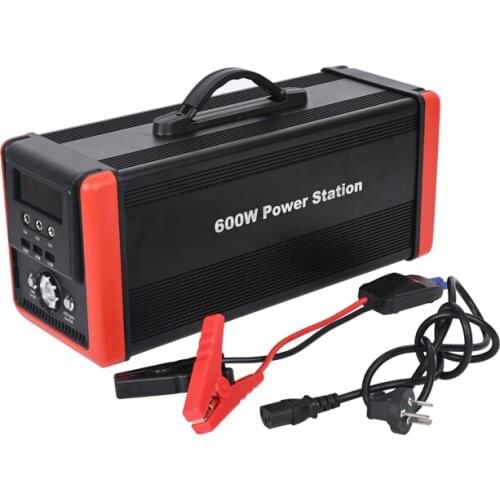 New 4 in 1 charger station portable solar power generator 600w for phone LED usb charging