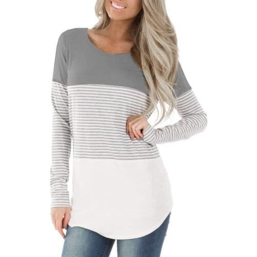 Women Ladies Pregnant Maternity Clothes Nursing Tops Breastfeeding Striped T-shirt Mom Breastfeeding Long Sleeve S/m/l/xl/xxl