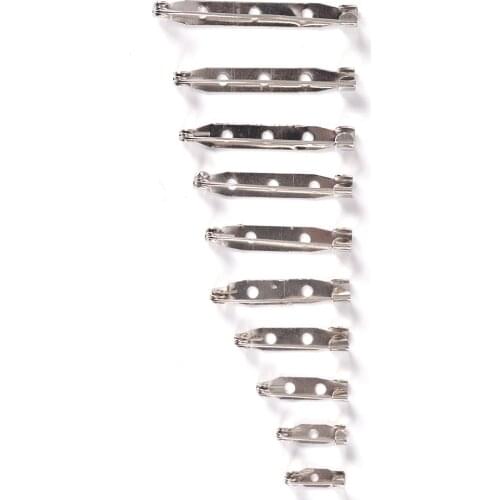 20pcs/lot Color Brooch Base Findings Safety Pin Connector Dangle DIY Making Charm Broche Clasp Jewelry