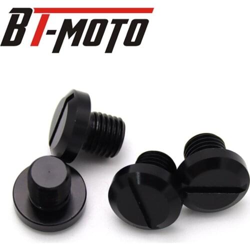Fit For Yamaha YZFR25 YZF R6 R3 R1 VMAX 1200 V-MAX Tracer 900GT Tracer700 Universal Thread Mirrors Hole Plug Screws M10*1.25