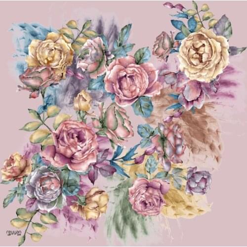 REYYAN SILK TEXTURED OYALIK WRITING-12-RENK-18