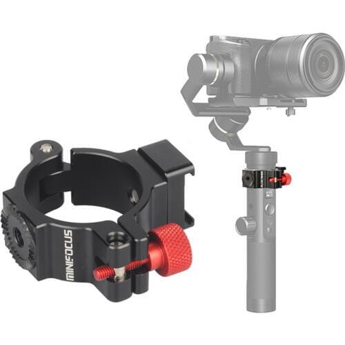 MINIFOCUS For Feiyutech Extension Clip Mounting Ring Rosette 1/4'' Screw Holes for Feiyu SPG 2 G6 G6 Plus Handheld Gimbal