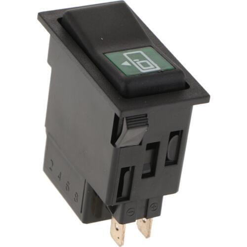 Green LED Light Rocker Toggle Switch SPST ON OFF Car Truck Boat 6Pins