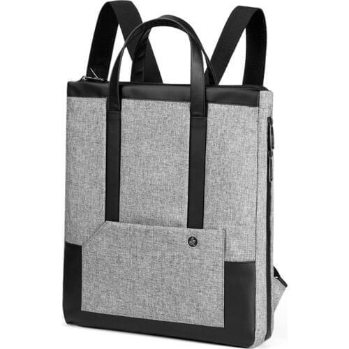 CAI Tote Bag Back Pack Removable Belt 14" Laptop Office Briefcase Bookbag Girl Handbag School Shoulder Bags Sling Women Teenager