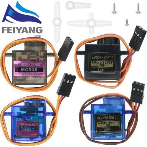 100PCS Rc Mini Micro 9g Servo SG90 RC 250 450 Helicopter Airplane Aeroplane Car Boat