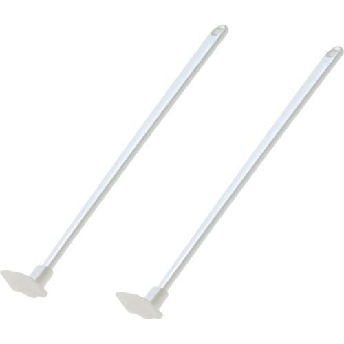 2pcs/pack Practical Multifunctional White Nontoxic Long Bottle Scraper Last Drop Spatula Jar Cans Scraper for Home Kitchen