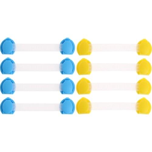 4Pcs Plastic Safety Cabinet Door Children Kids Drawer Cabinet Lock Protection