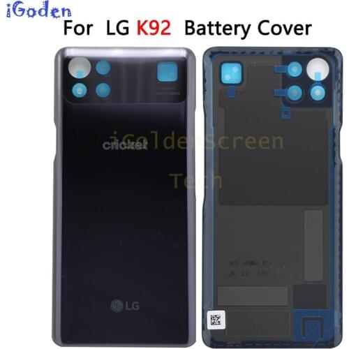 Battery Cover For LG K92 Back housing Battery Cover Rear Door Case For LG K92 LMK920, LM-K920 battery door