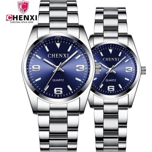 Lover Watches Fashion Men Quartz Wrist Watch Stainless Steel Bracelet Set Watches For Women Waterproof Clock 2021 Reloj Mujer