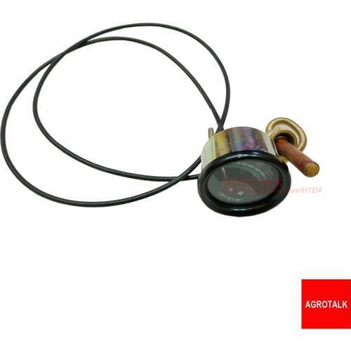 Water temperature gauge with cable (1.6m) for Shanghai SH500 / SH504 tractor, part number