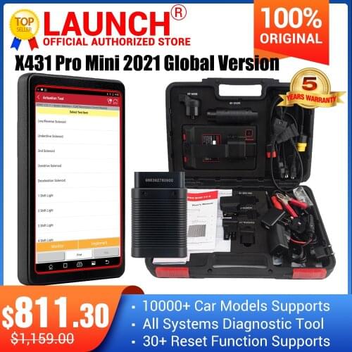 Launch X431 Pro Mini with bluetooth function 2 years free update Online X431 PROS mini powerful than diagun DHL free shipping